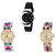 Neutron New Unique  Analogue Black And Multi Color Color Girls And Women Watch - G8-G164-G316 (Combo Of  3 )