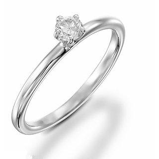 100 Original Stone Diamond Ring Silver Plated IGL Certified Stone Diamond Ring For Girls  Women BY CEYLONMINE