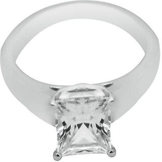 Diamond Ring Natural  Original gemstone silver ring unheated gemstone adjustable Ring by Ceylonmine