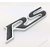DY 3D Laxury RS Logo for Cars RS Logo Emblem Badge Sports Sticker (Black)