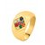 Natural Navaratna Stone Gold Plated Ring Certified By IGL Lab Navgrah Stone Ring By CEYLONMINE