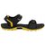 NXGEN Mens BlackYellow Casual Sports Running Sandal