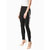 Miss chase Women's Black Solid High Waist Skinny Regular Length Black and White Twill Tape Detailing Jeggings