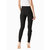 Miss chase Women's Black Solid High Waist Skinny Regular Length Black and White Twill Tape Detailing Jeggings