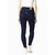 Miss chase Women's Navy Blue Skinny High Rise Clean Look Cropped Denim Jeans