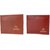 Kismat Fashion Stylish Wallet For Mens (Oranges Brown & Redis Brown).