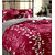 Angel home glace cotton double bedsheet with 2 pillow cover