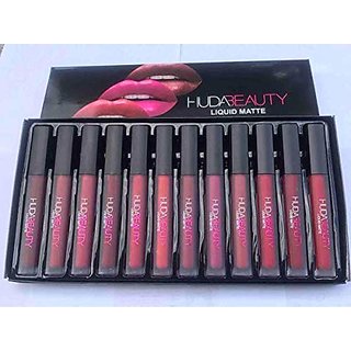 huda beauty liquid matte lipstick set of 12