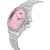 HRV wonem silver pink stil watch