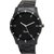 HRV men black metal watch