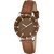 HRV woman brown leather watch