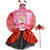 Kaku Fancy Dresses Lady Bird Accessories For Costumes -Red, 3-8 Years, For Girls