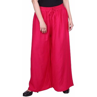 Plazzo pant or trouser  in pink   colour