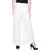 Plazzo pant or trouser  in white  colour