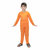 Kaku Fancy Dresses Plain Track Suit Costume Set for Boys  Girls - Orange