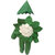 Kaku Fancy Dresses Cauliflower Vegetables Costume Cutout with Cap -Green-White, 3-8 Years, for Boys  Girls