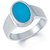 Firoza Ring Natural & Certified gemstone Turquoise silver ring by CEYLONMINE