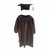 Kaku Fancy Dresses Our Community Helper Graduation Gown Costume -Black, for Boys  Girls