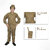 Kaku Fancy Dresses Our Community Helper Postman Costume -Khaki, for Boys  Girls