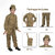 Kaku Fancy Dresses Our Community Helper Postman Costume -Khaki, for Boys  Girls