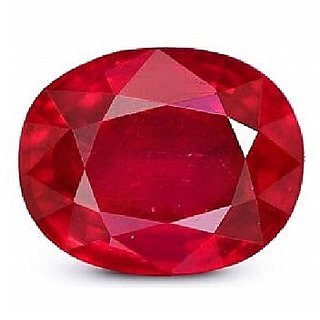 6.25 Ratti Natural Stone Ruby Unhetaed & Lab Certified Precious Stone By Ceylonmine