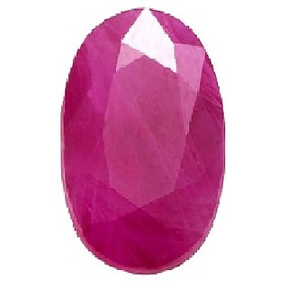 Natural Ruby Stone 8.75 Ratti  Rashi Ratna Original and Certified by GEMOLOGICAL LABORATORY OF INDIA (GLI) Ruby Manik Precious Gemstone Unheated and Untreated Top Quality Ruby Gems for Astrological Purpose