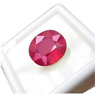 Natural 7.00 Ratti Ruby/Manik stone Unheated & Original Ruby Stone For Unisex By CEYLONMINE