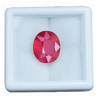 GLI Lab Certified Stone Ruby 7.5 Ratti Precious Loose Gemstone For Astrological Purpose By CEYLONMINE