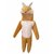 Kaku Fancy Dresses Fox Wild Animal Costume -Brown, for Boys  Girls