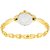 pink small size black color diamond kundan bracelet attractive women's Analog Watch