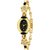 black oval shap multicolor design strap with diamond case beautiful rich bracelet women's Analog Watch
