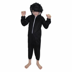 Kaku Fancy Dresses Gorilla Wild Animal Costume -Black, for Boys  Girls