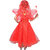 Kidling Kids Party Wear Red Pari Dress for Girls