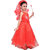 Kidling Kids Party Wear Red Pari Dress for Girls