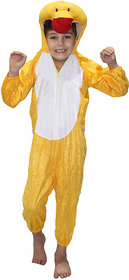 Kaku Fancy Dresses Duckling Bird Costume -Yellow, 7-8 Years, for Boys  Girls