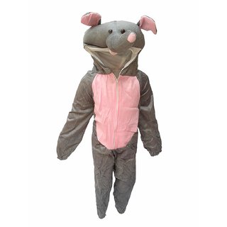Kaku Fancy Dresses Elephant Wild Animal Costume -Grey, for Boys  Girls