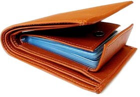 Ibex Men Tan Artificial Leather Wallet