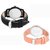 stylish multicolor leather strap party wear + formal + casual combo sett of two for boys and girls 020 Watch