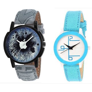 HRV couple leather watch