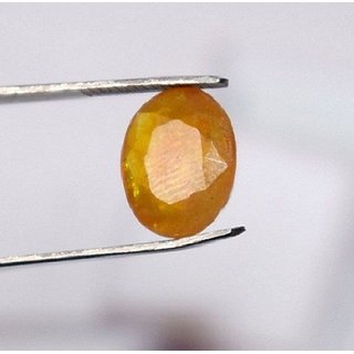 Natural Yellow sapphire Stone 7.25 Ratti Unheated  Untreated stone Pukhraj Stone By CEYLONMINE