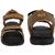 NXGEN Mens Brown::Orange Atheletic Outdoor Sandal Floaters