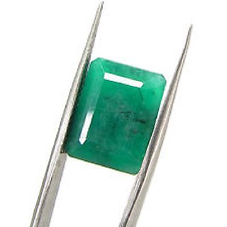 Certified 5.25 Ratti Stone Emerald Unheated Untretaed Stone Pann
