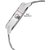 HRV men silver black metal watch