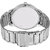 HRV men silver black metal watch
