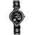 HRV women black pan metal watch