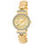 HRV women gold metal watch