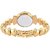 HRV women gold metal watch
