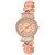 HRV women rose gold metal watch