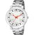 HRV men silver white metal watch