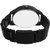 HRV Blue Dial Chronograph Printed Dial Black Steel Chain Watch